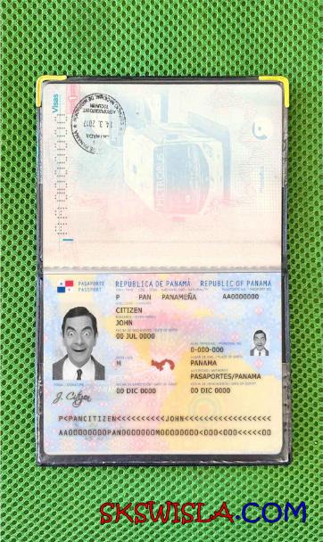 Panama zdjęcie do paszportu pliki PSD, skan i fotografowany obraz